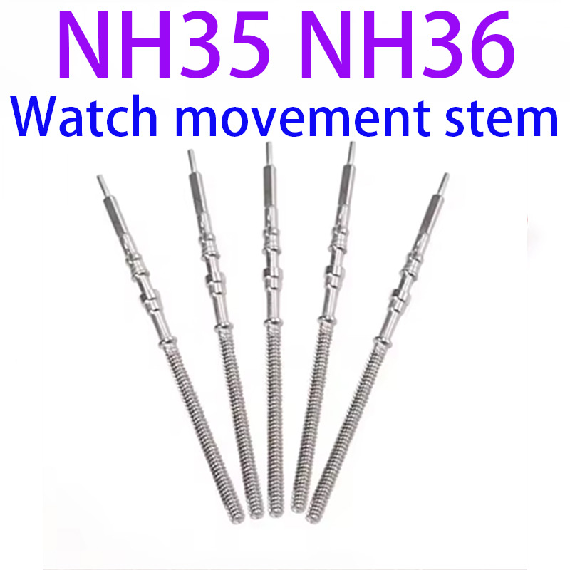 Watch Movement Automatic Nh35A Nh36A - NH35 roestvrijstalen kroon en stiftset voor