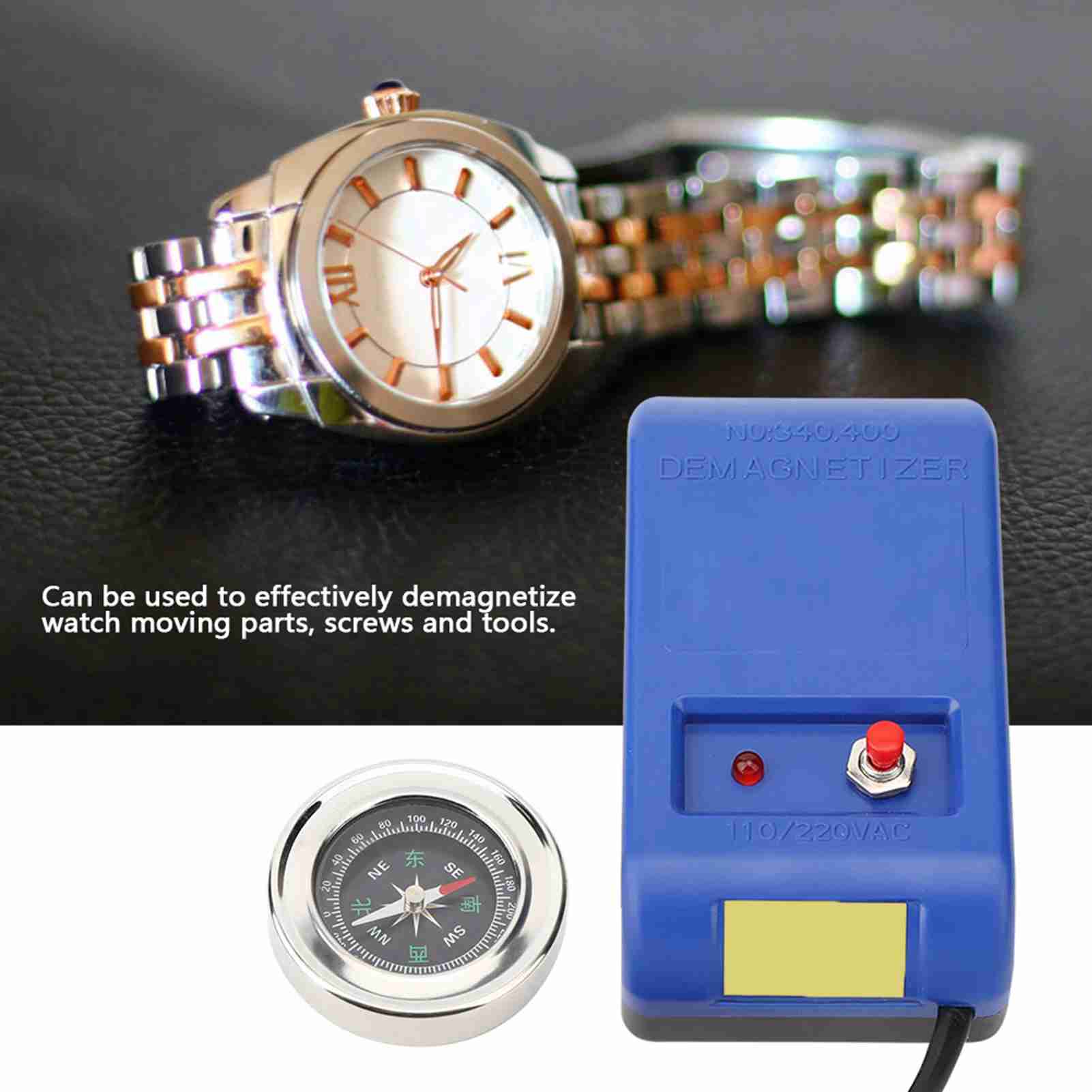 Watch Demagnetizer Electrical Repair - Elektrische demagnetisatiegereedschappen Elektrische demagnetisatiegereedschapset voor horlogereparatie