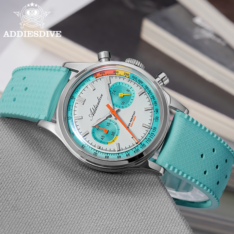 ADDIESDIVE Chronograaf Quartz  - Watch Crown Screw Down Replacement recensie en prijs