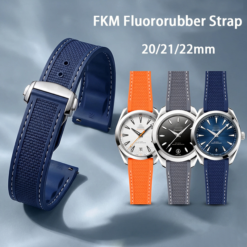 FKM Vouwsluiting Band 20mm 21m - Fkm Rubber Dive Watch Strap 20Mm recensie en prijs