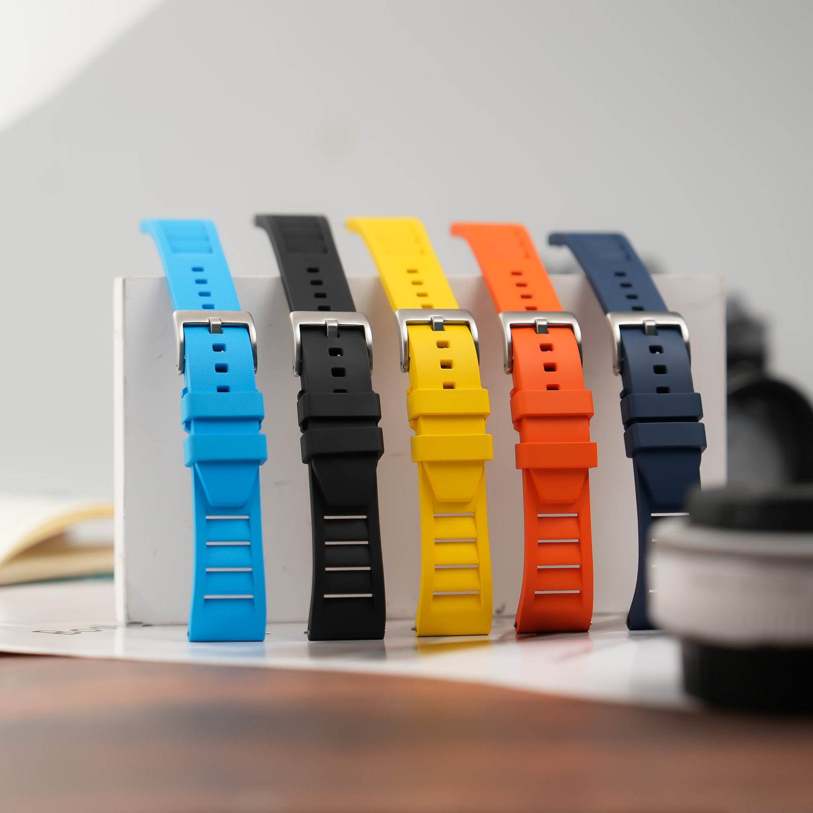 Nieuw ontwerp FKM rubberen ban - Fkm Rubber Dive Watch Strap 20Mm recensie en prijs