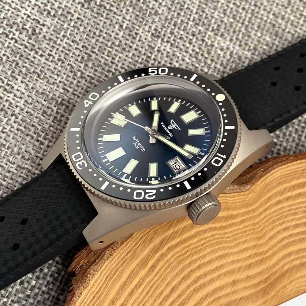 Tandorio 41 mm titanium duiken - Titanium Automatic Watch 300M Sapphire recensie en prijs