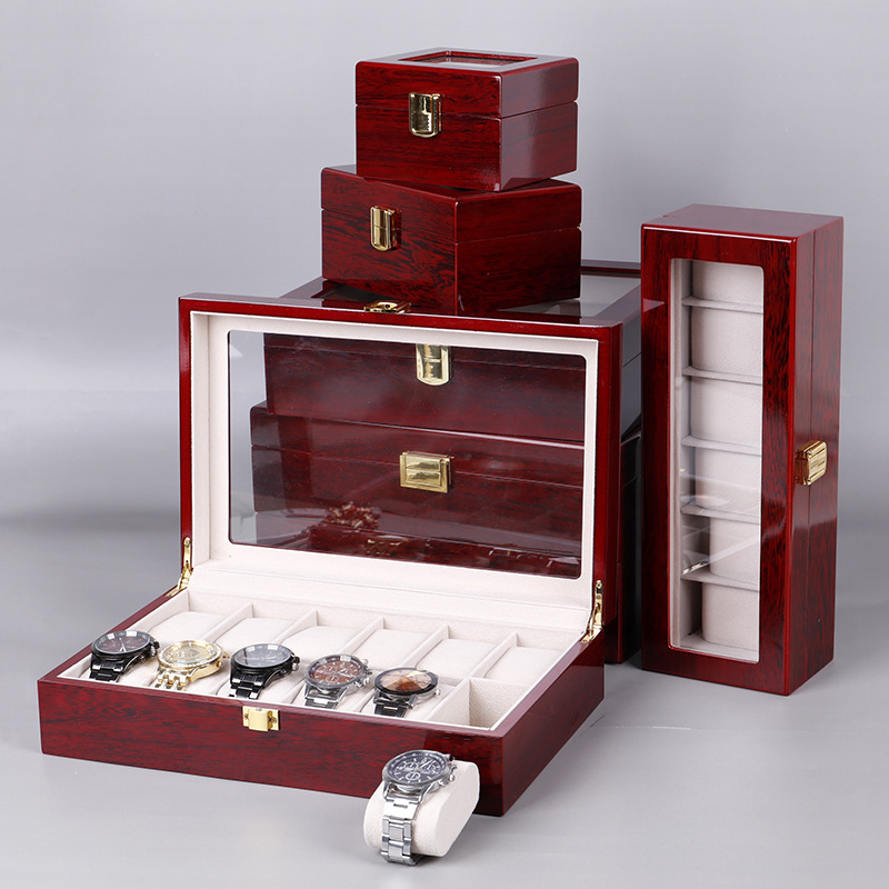 2/3/5/6/10/12 Slots Horloge Bo - Watch Display Case Glass Top 12 Slots recensie en prijs