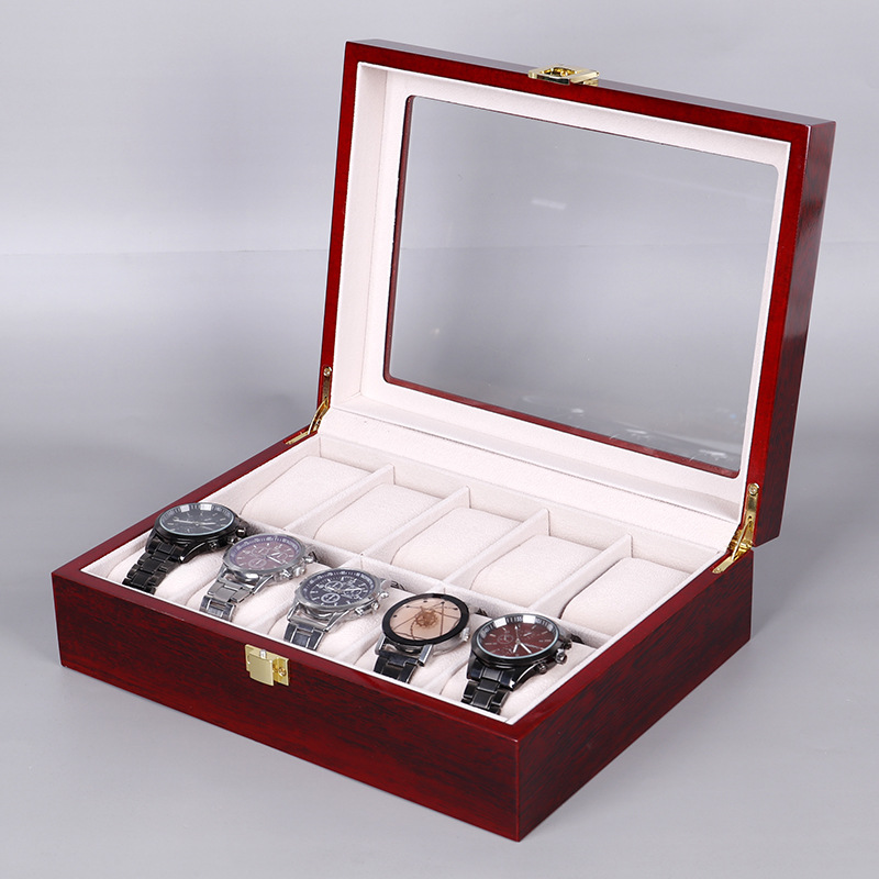 2/3/5/6/10/12 Slots Horloge Bo - Watch Display Case Glass Top 12 Slots recensie en prijs