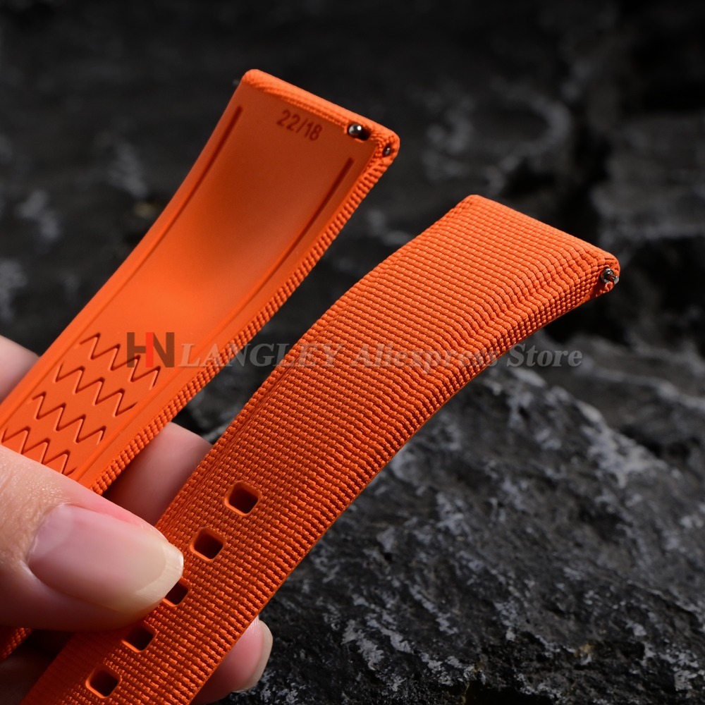 FKM Fluoro Rubber horlogebandj - Fkm Rubber Dive Watch Strap 20Mm recensie en prijs