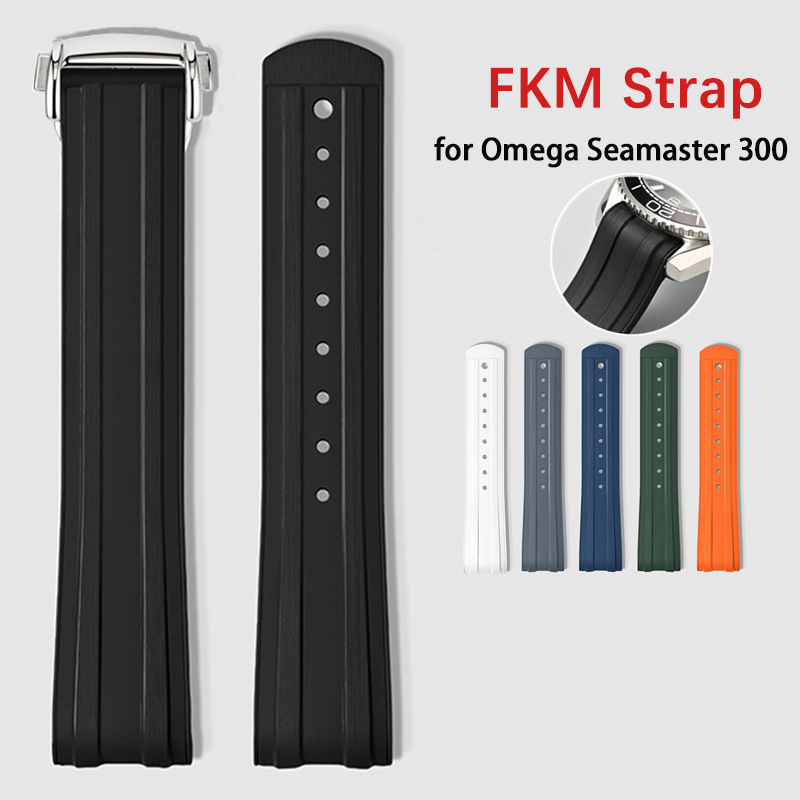 20mm Fluoro Rubber Horlogeband - Fkm Rubber Dive Watch Strap 20Mm recensie en prijs