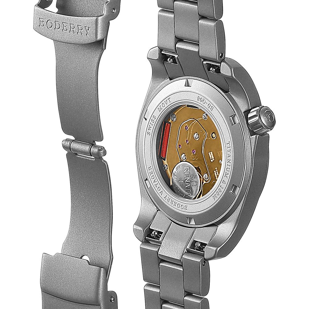 Boderry VOYAGER 38 veldhorloge - Field Watch Titanium 100M Sapphire recensie en prijs