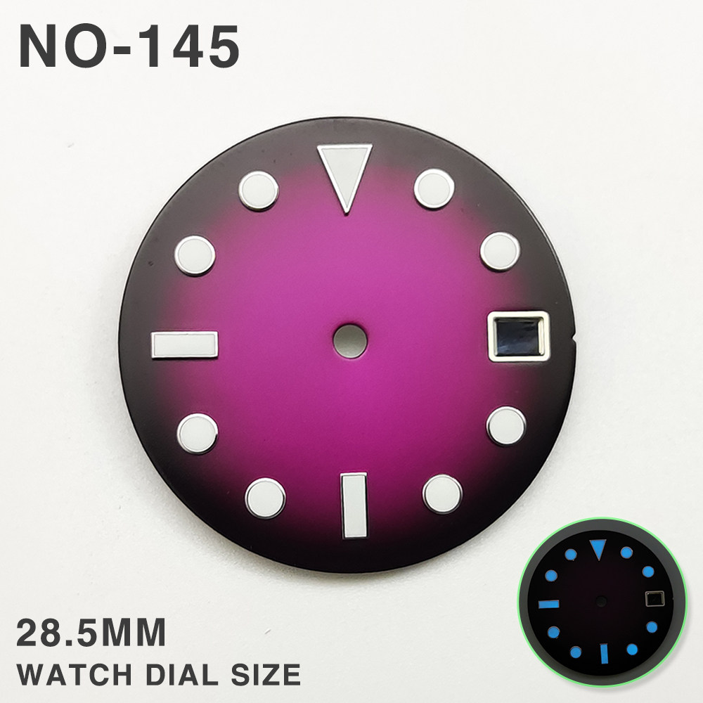 28,5 mm zwart-paarse gradiënt  - Watch Dial Custom Sterile 28.5Mm recensie en prijs