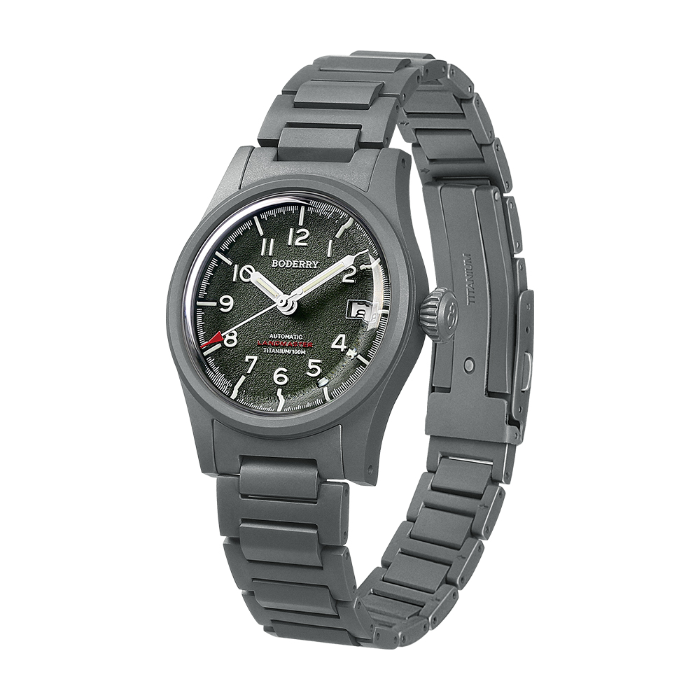 Boderry LANDMASTER Field Horlo - Field Watch Titanium 100M Sapphire recensie en prijs