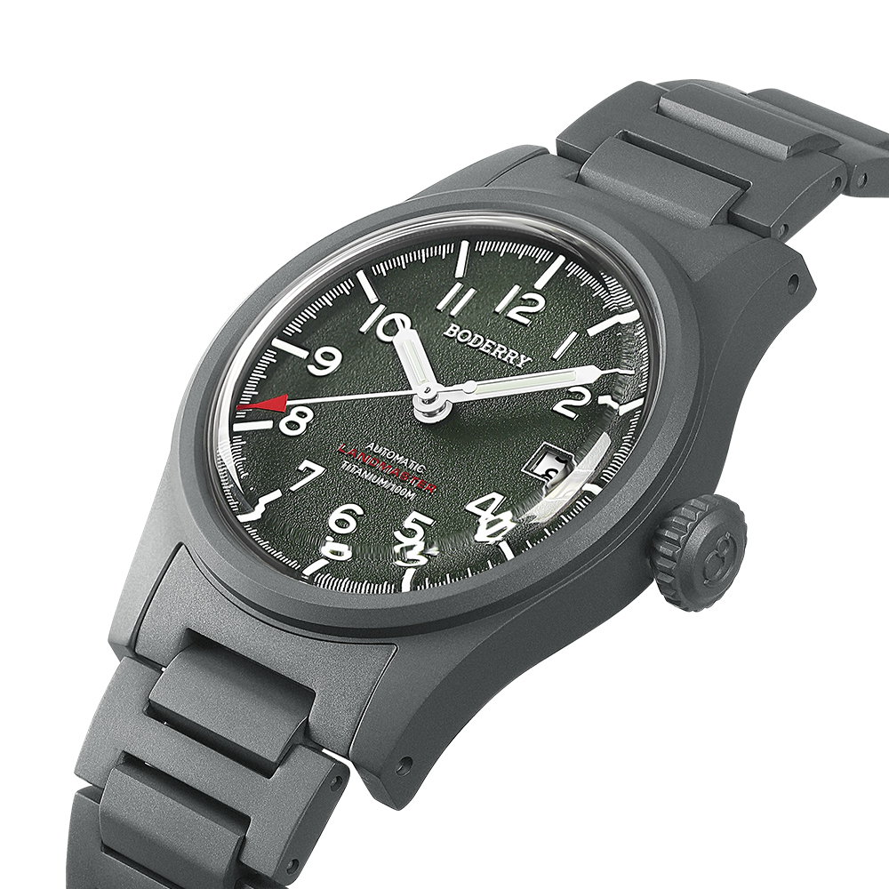 Boderry LANDMASTER Field Horlo - Field Watch Titanium 100M Sapphire recensie en prijs