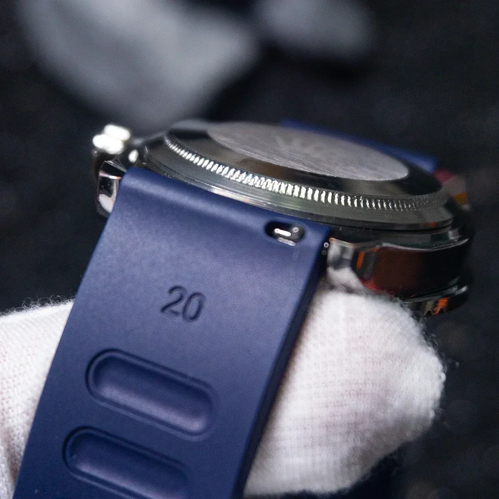Hoge Kwaliteit FKM Horlogeband - Fkm Rubber Dive Watch Strap 20Mm recensie en prijs