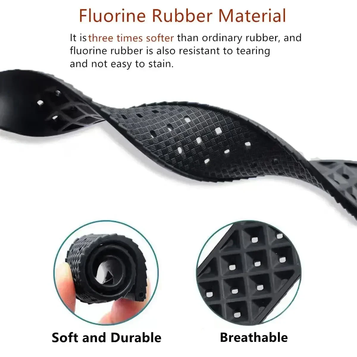 FKM horlogeband 20mm 22mm Trop - Fkm Rubber Dive Watch Strap 20Mm recensie en prijs