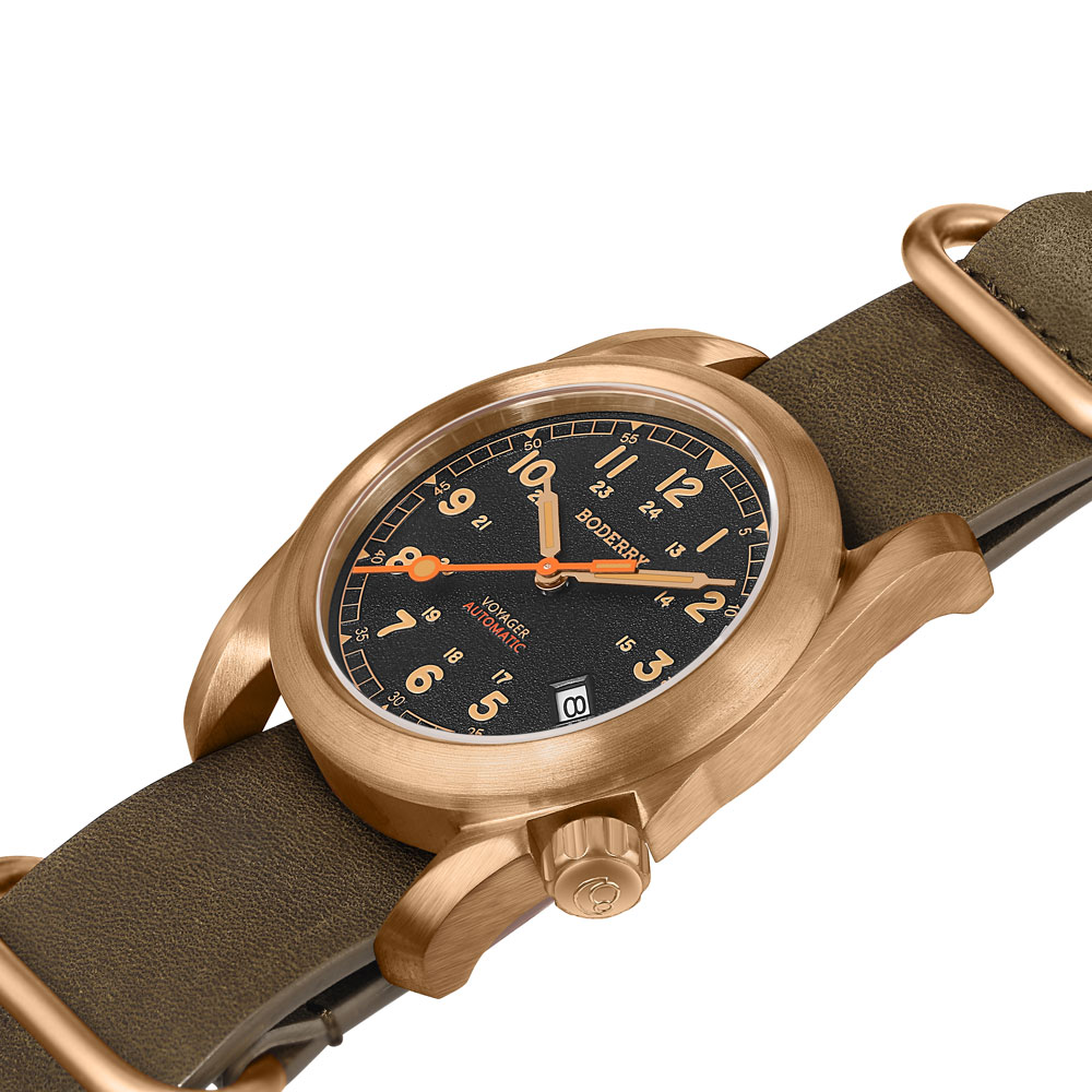 Boderry Field Horloges Bronzen - Field Watch Titanium 100M Sapphire recensie en prijs
