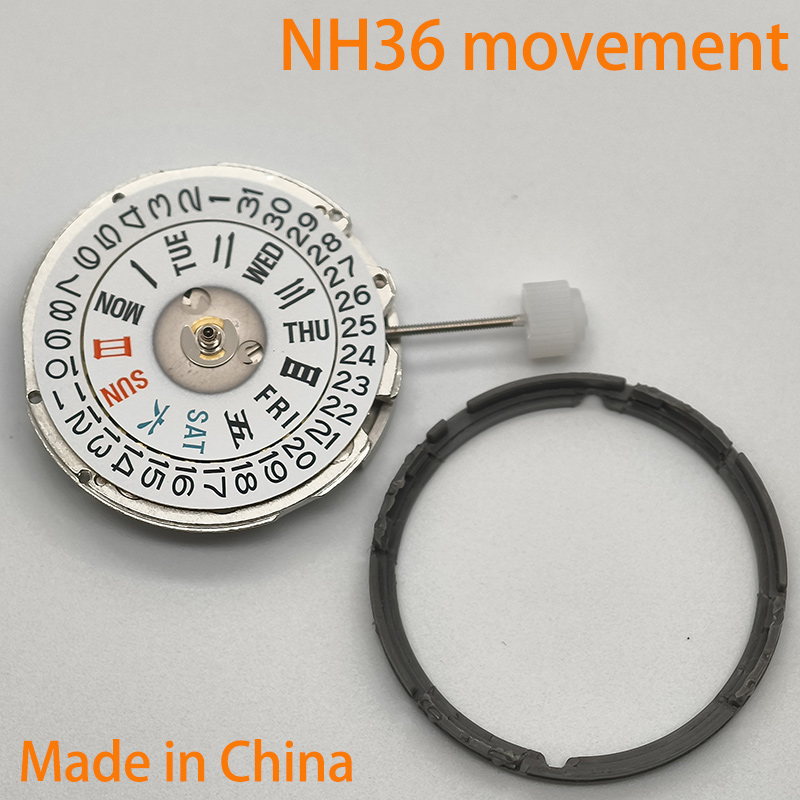 China NH35 NH36 uurwerk, datum - Watch Movement Automatic Nh35A Nh36A recensie en prijs