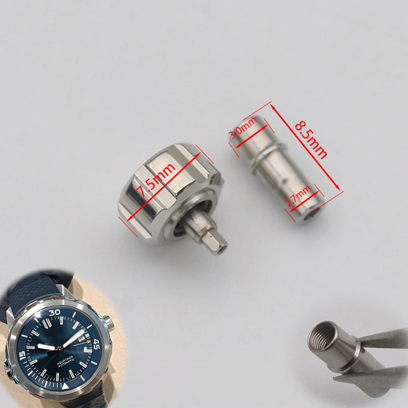 7,5 mm Schroefbare Horlogekroo - Watch Crown Screw Down Replacement recensie en prijs