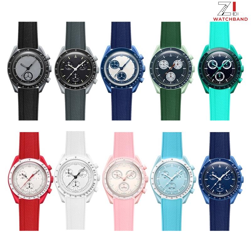 Fluororubberen band 19mm 20mm  - Fkm Rubber Dive Watch Strap 20Mm recensie en prijs