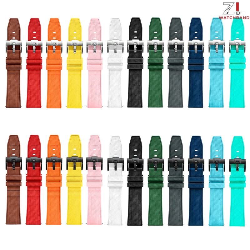 Fluororubberen band 19mm 20mm  - Fkm Rubber Dive Watch Strap 20Mm recensie en prijs