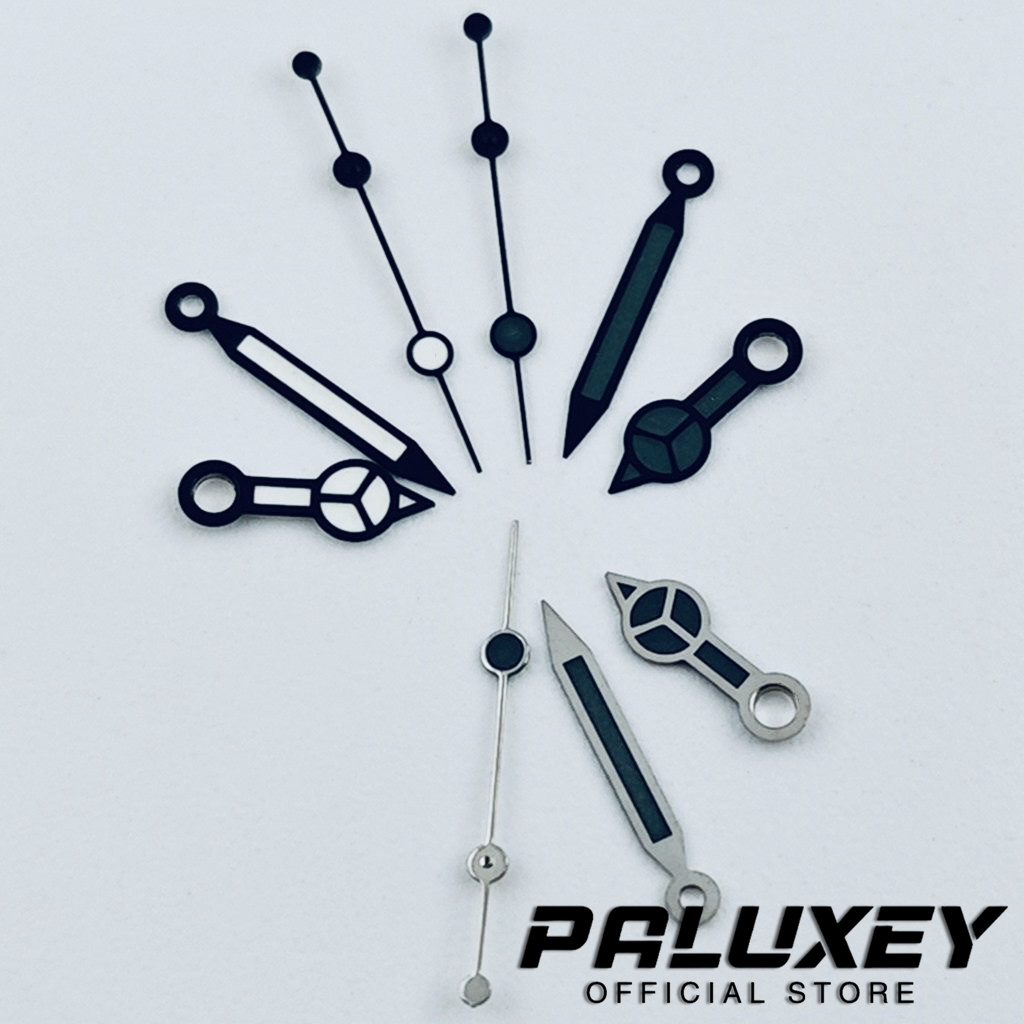 Zwartgrijze wijzers voor horlo - Watch Movement Automatic Nh35A Nh36A recensie en prijs